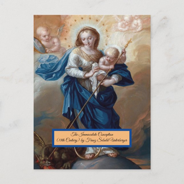 Postal Concepción inmaculada (Anverso)