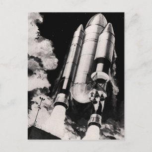 Postal Concepto artístico del vehículo de lanzamiento del