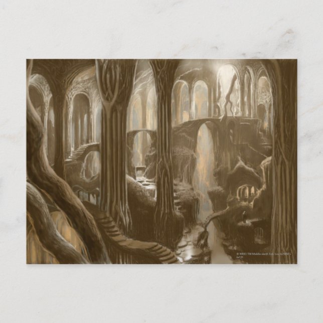 Postal Concepto del reino de Woodland (Anverso)