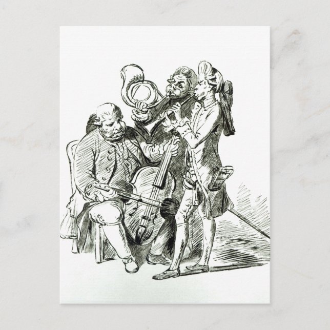 Postal Concerto Spirituale, publicado el 23 de marzo de 1 (Anverso)