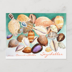 Postal conchas de vacas de Seychelles