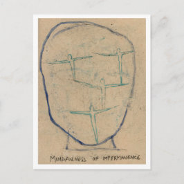 Postal Conciencia de la impermanencia.