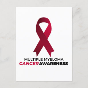 Postal conciencia del cáncer de mieloma múltiple