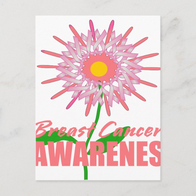 Postal Conciencia del cáncer de pecho (Anverso)