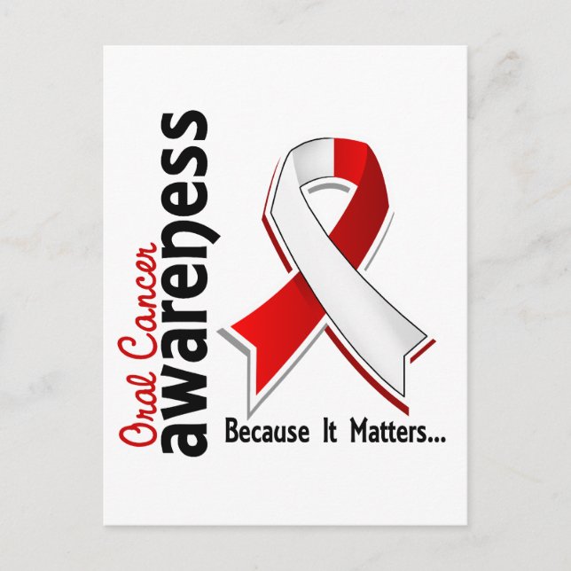 Postal Conciencia del Cáncer Oral 5 (Anverso)