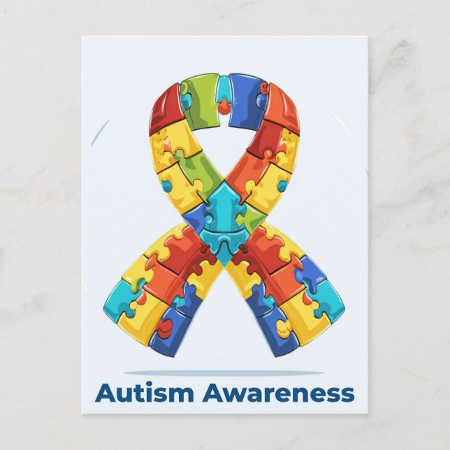 Postal Conciencia sobre el autismo (Anverso)