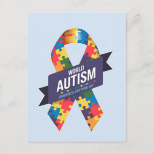 Postal Conciencia sobre el autismo