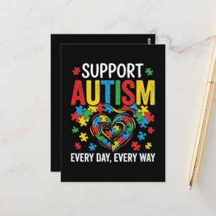 Postal Conciencia sobre el autismo