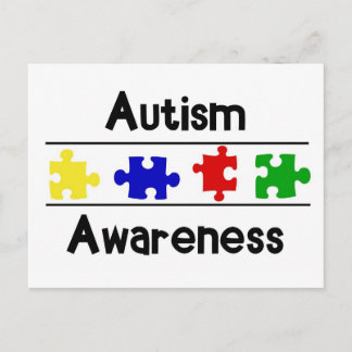 Postal Conciencia sobre el autismo