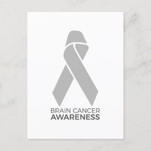 Postal Conciencia sobre el cáncer de cerebro