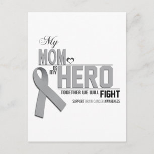 Postal Conciencia sobre el cáncer de cerebro: mamá