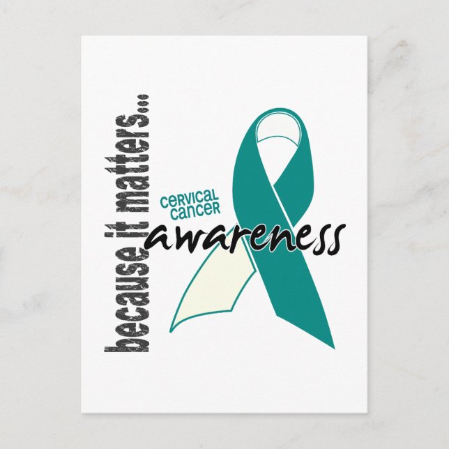 Postal Conciencia sobre el cáncer de cuello uterino (Anverso)