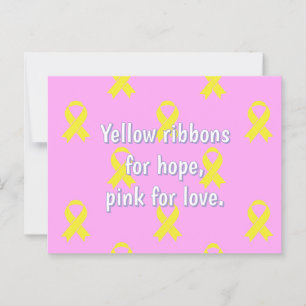 Postal Conciencia sobre el cáncer de huesos