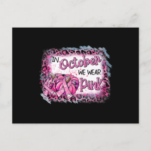 Postal Conciencia Sobre El Cáncer De Mama En Octubre Usam