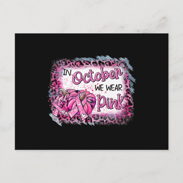 Postal Conciencia Sobre El Cáncer De Mama En Octubre Usam (Anverso)