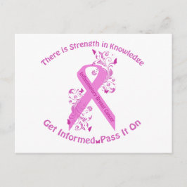 Postal Conciencia sobre el cáncer de mama inflamatorio