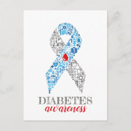 Postal Conciencia sobre la diabetes Schleife