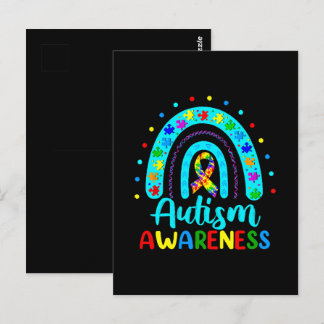 Postal Concienciación sobre el autismo