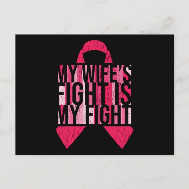 Postal Concienciación sobre el cáncer de mama Confrontaci (Anverso)