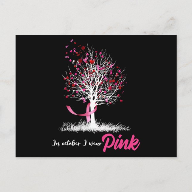 Postal Concienciación Sobre El Cáncer De Mama De Mujeres, (Anverso)