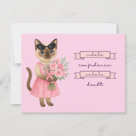 Postal Concienciación sobre el cáncer de mama en octubre 