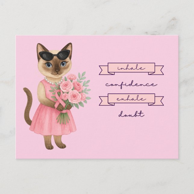 Postal Concienciación sobre el cáncer de mama en octubre  (Anverso)