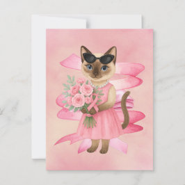 Postal Concienciación sobre el cáncer de mama Florismo de