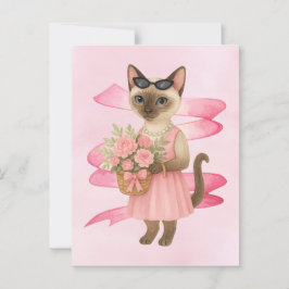 Postal Concienciación sobre el cáncer de mama Florismo de