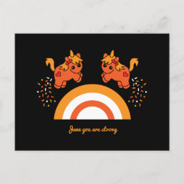 Postal Concienciación sobre la salud mental de los Chicas