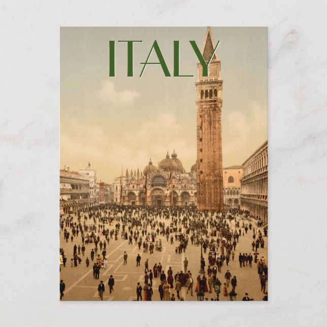Postal Concierto de Italia St Marks Place Venice Personal (Anverso)