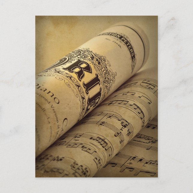 Postal Concierto de Piano Grieg (Anverso)