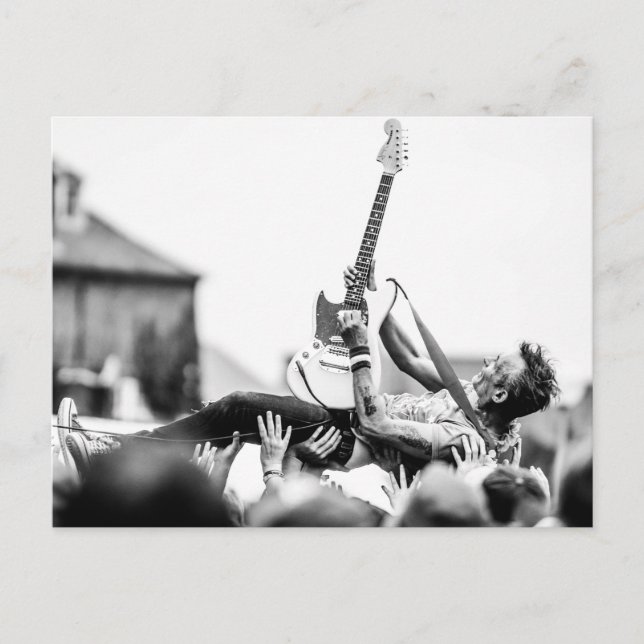 Postal Concierto de rock (Anverso)