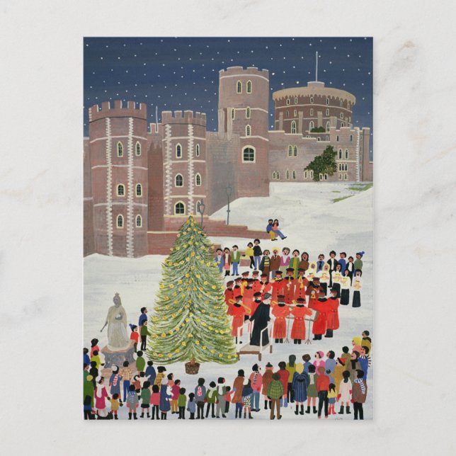 Postal Concierto de Windsor Castle Carol 1989 (Anverso)