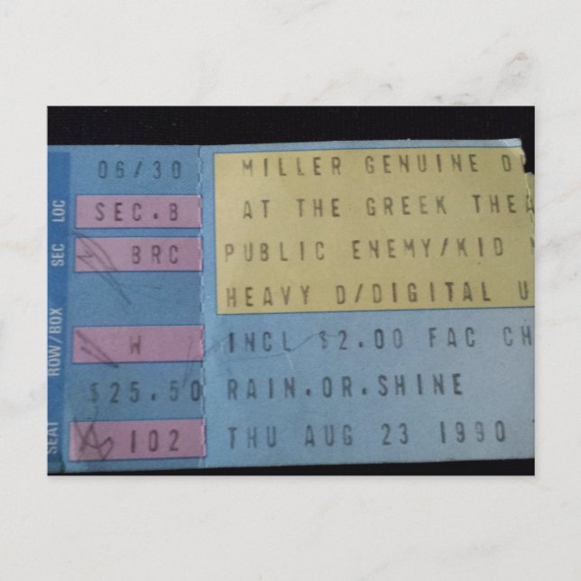 Postal Concierto Viejo 1 - Brainfart educado (Anverso)