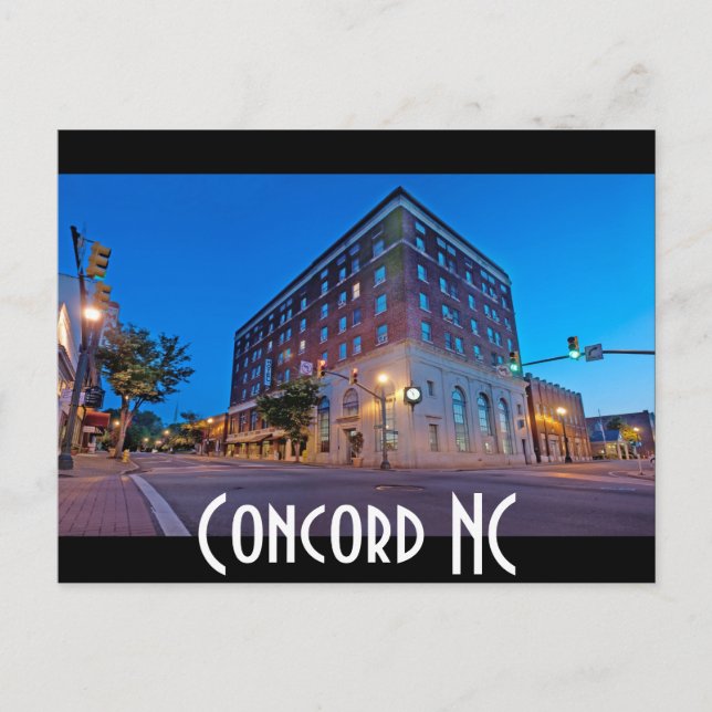 POSTAL CONCORD NC (Anverso)