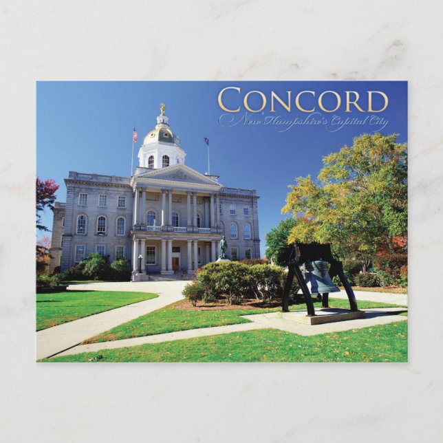 Postal Concord, New Hampshire (Anverso)