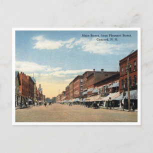 Postal Concord NH, Main Street View Vintage