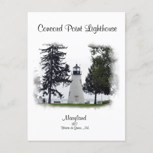 Postal Concord Point Light- Havre de Grace, Maryland