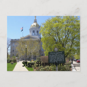 Postal Concord State House, New Hampshire Postcard