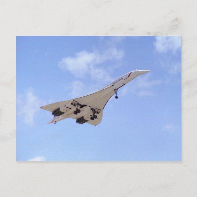 Postal Concorde G-BOAF (Anverso)