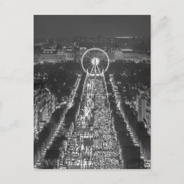 Postal Concorde, París, Francia (Anverso)