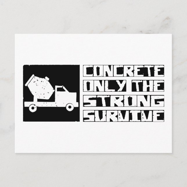 Postal Concreto Sobrevivir (Anverso)