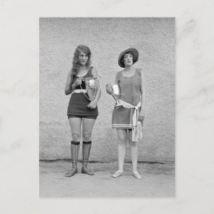 Postal Concurso de Belleza de Baño, 1922
