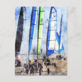 Postal Concurso de Carreras Cefn Sidan Blokart