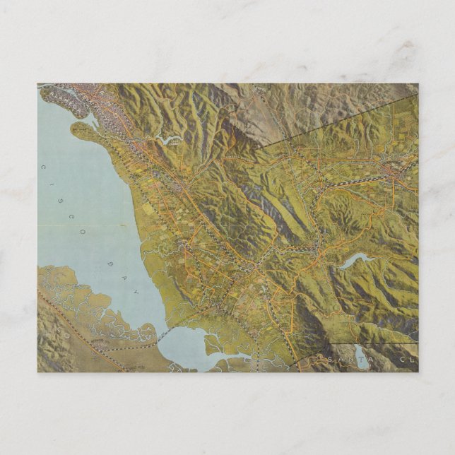 Postal Condado de Alameda, California (Anverso)