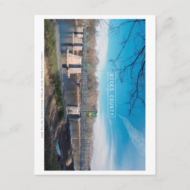 Postal Condado de Bucks. (Anverso)