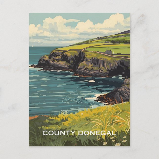 Postal Condado de Donegal Ireland (Anverso)