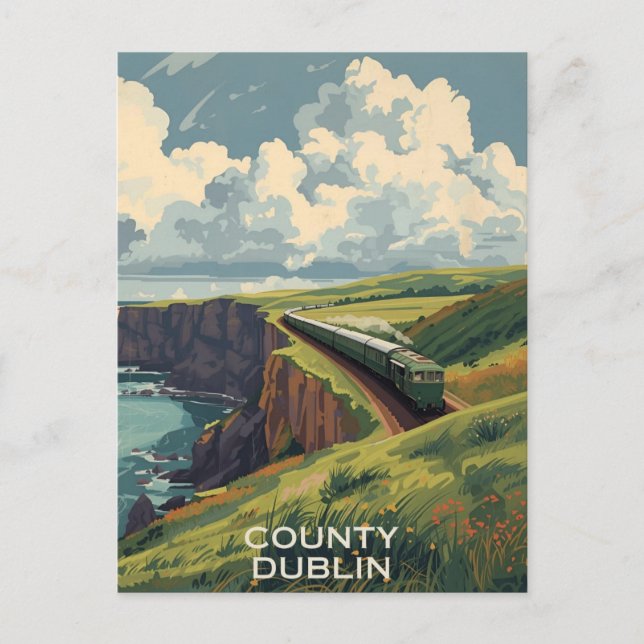 Postal Condado de Dublín (Anverso)