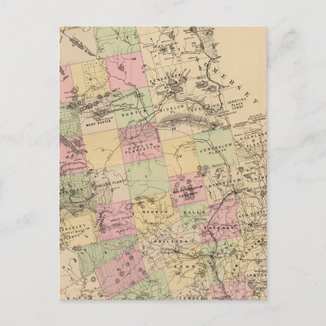 Postal Condado de Franklin, Maine (Anverso)