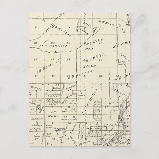 Postal Condado de Fresno, California 3 (Anverso)